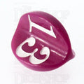 Impact Opaque Light Purple & White Apple Core D3 Dice - Discontinued