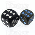 HALF PRICE CLEARANCE Role 4 Initiative Translucent Smoke & Blue 14mm D6 Spot Dice