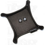 Chasm Leather Folding Dice Tray -  Dark Brown