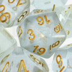 TDSO Iridescent Glitter Blue 7 Dice Polyset