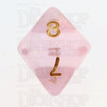 TDSO Iridescent Glitter Pink D8 Dice