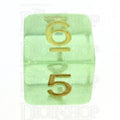 TDSO Iridescent Glitter Green D6 Dice