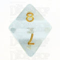 TDSO Iridescent Glitter Blue D8 Dice