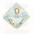 TDSO Iridescent Glitter Blue D10 Dice