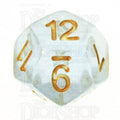 TDSO Iridescent Glitter Blue D12 Dice