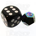 CLEARANCE TDSO Metal Iridescent Rainbow MINI 10mm D12 Dice