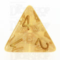 TDSO Iridescent Glitter Orange D4 Dice