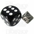 TDSO Metal Antique Silver MINI 10mm D10 Dice