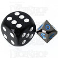 TDSO Metal Black Nickel & Blue MINI 10mm D10 Dice
