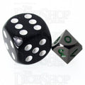 TDSO Metal Black Nickel & Green MINI 10mm D10 Dice