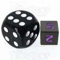 TDSO Metal Black Nickel & Purple MINI 10mm D6 Dice