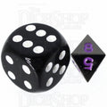 TDSO Metal Black Nickel & Purple MINI 10mm D8 Dice