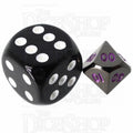 TDSO Metal Black Nickel & Purple MINI 10mm Percentile Dice