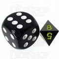 TDSO Metal Black Nickel & Yellow MINI 10mm D8 Dice
