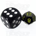 TDSO Metal Black Nickel & Yellow MINI 10mm D12 Dice