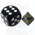 TDSO Metal Black Nickel & Yellow MINI 10mm Percentile Dice