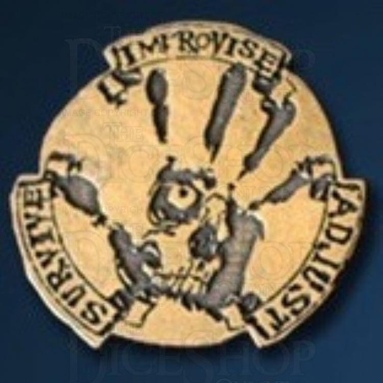 Post Apocalyptic Legendary Metal Gold Coin