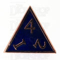TDSO Metal Script Copper & Blue & D4 Dice