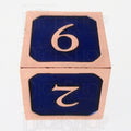 TDSO Metal Script Copper & Blue & D6 Dice
