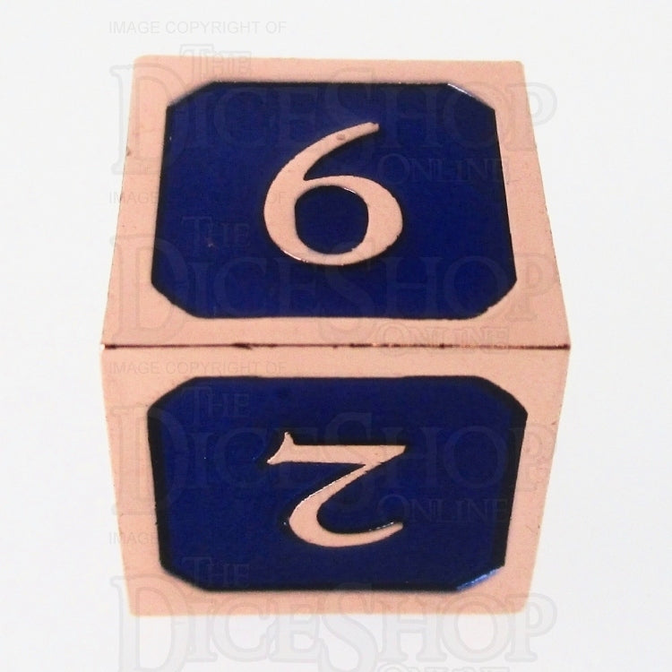 TDSO Metal Script Copper & Blue & D6 Dice