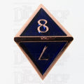 TDSO Metal Script Copper & Blue & D8 Dice