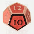 TDSO Metal Script Copper & Orange D12 Dice