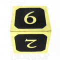 TDSO Metal Script Gold & Black D6 Dice
