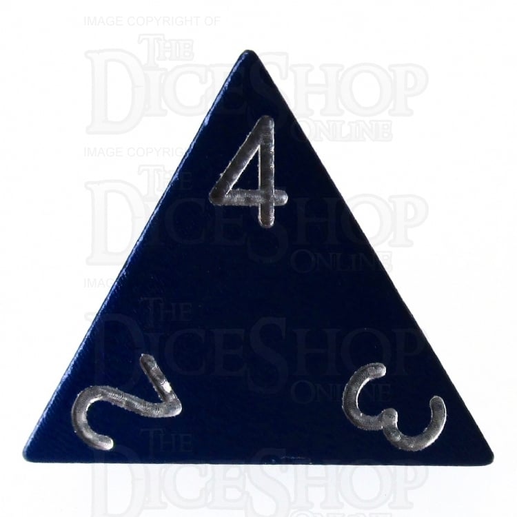 HALF PRICE CLEARANCE TDSO Aluminium Precision Blue Dragon D4 Dice