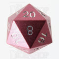HALF PRICE CLEARANCE TDSO Aluminium Precision Pink Dragon D20 Dice