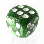 TDSO Pearl Green & White 12 x D6 Dice Set