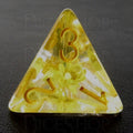 TDSO Encapsulated Flower Yellow D4 Dice