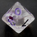 TDSO Encapsulated Flower Purple D10 Dice