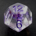 TDSO Encapsulated Flower Purple D12 Dice
