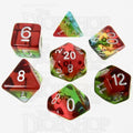 TDSO Layer Transparent Sunset 7 Dice Polyset