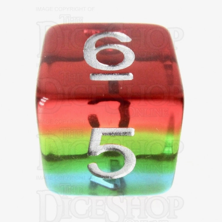 TDSO Layer Transparent Sunset D6 Dice
