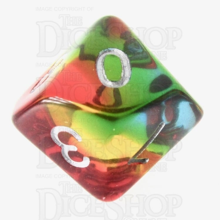 TDSO Layer Transparent Sunset D10 Dice