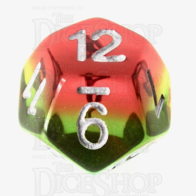 TDSO Layer Transparent Sunset D12 Dice
