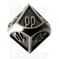 TDSO Metal Fire Forge Antique Nickel Percentile Dice