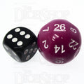 Impact Opaque Light Purple & White D26 Dice - Discontinued