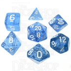 TDSO Glitter Blue 7 Dice Polyset