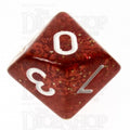 TDSO Glitter Orange D10 Dice