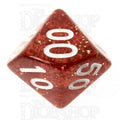 TDSO Glitter Orange Percentile Dice