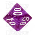 TDSO Glitter Purple Percentile Dice