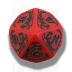 Q Workshop Dragon Red & Black 7 Dice Polyset