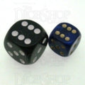 D&G Interferenz Blue 12mm D6 Spot Dice