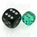 Chessex Borealis NG Light Green 12mm D6 Spot Dice - Discontinued