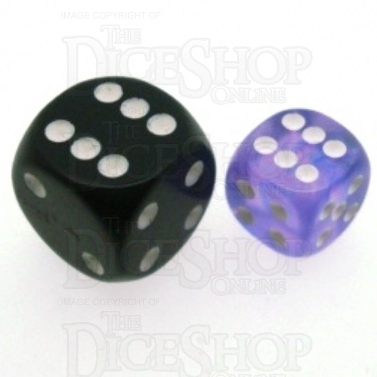 Chessex Borealis NG Purple 12mm D6 Spot Dice - Discontinued