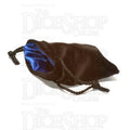 Koplow Velvet Black & Blue Small Dice Bag