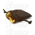 Koplow Velvet Black & Gold Small Dice Bag