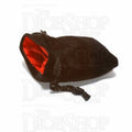 Koplow Velvet Black & Red Small Dice Bag